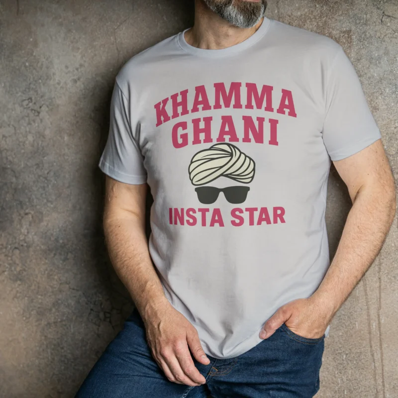 Khamma Ghani - Premium Fit Round-Neck T-shirt