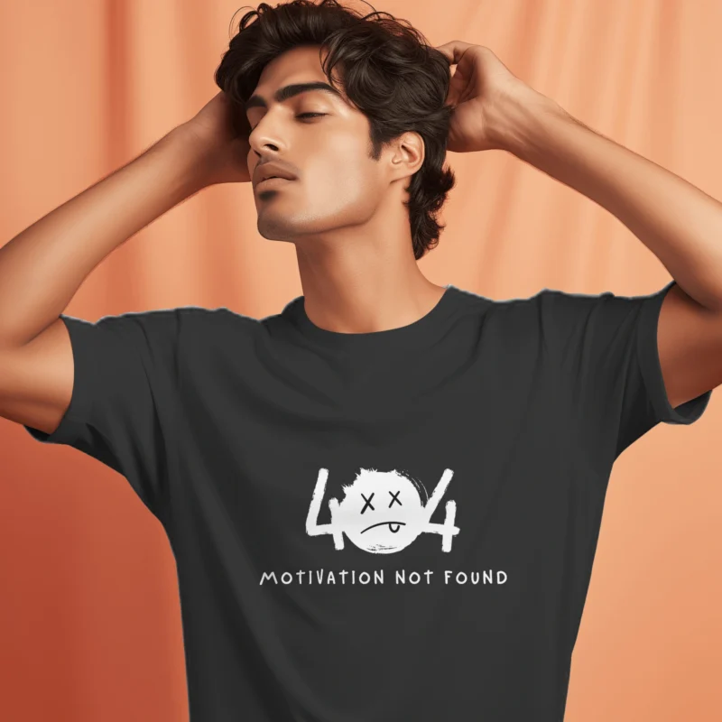 Error - Motivation Not Found - Regular Fit Round Neck T-shirt