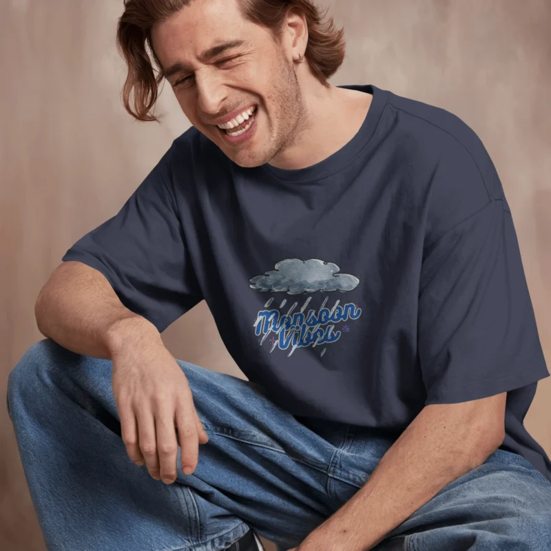 Monsoon Vibes - Oversized Tee